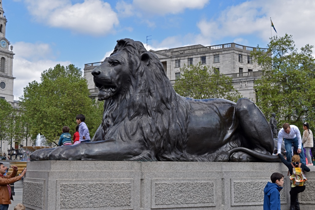 A Nelson's Column Lion